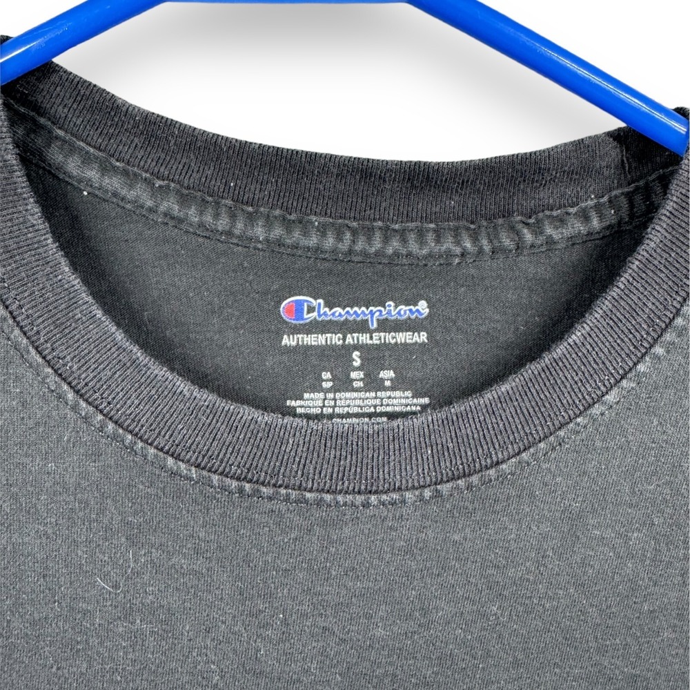 Champion Mens Starpower 2023 World Wide Tour Graphic Print T-Shirt Black Small - Picture 3 of 8
